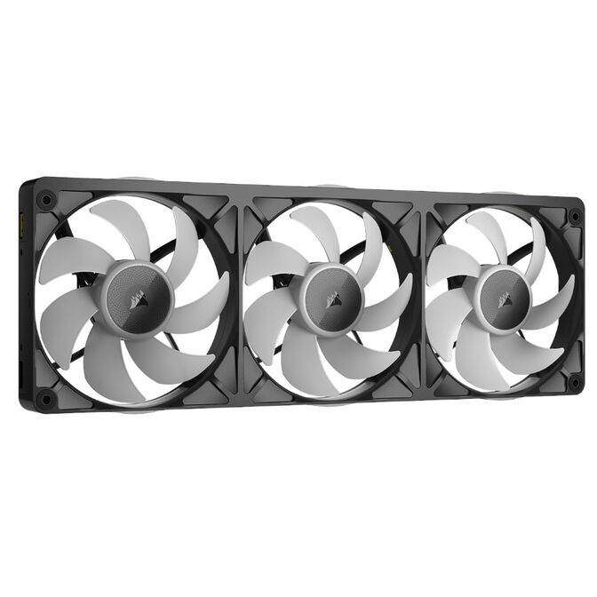 CORSAIR iCUE LINK RX360 II Unified Frame RGB Triple-Fan PWM-L&uuml;fter, 2.100 U/min - Schwarz image number 1