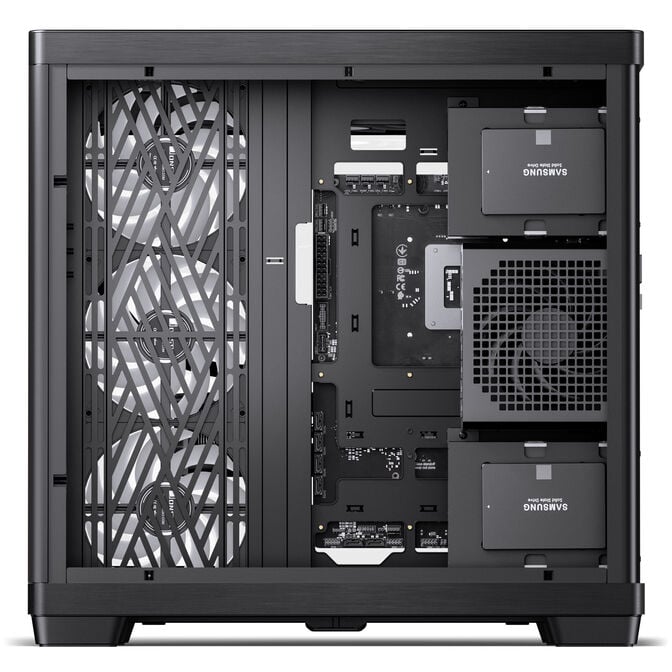 Jonsbo TK-4 Geh&auml;use, Midi-Tower, ATX, Tempered Glass - schwarz image number 11