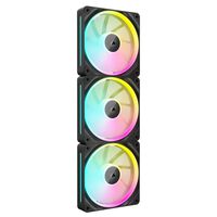 Corsair iCUE Link LX120 RGB, PWM L&uuml;fter, 3er Pack - 120mm, schwarz