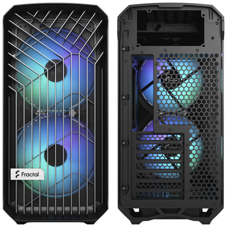 Fractal Design Torrent Compact RGB Midi-Tower Light Tint, Tempered Glass, schwarz image number 4