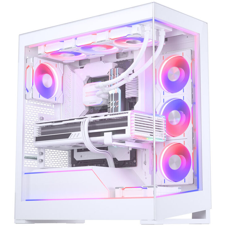 Phanteks NV5 Premium DRGB Kit + Power Hub, 3x for outer frame, 1x motherboard cable cover - white image number 2
