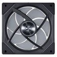 Lian Li DAN Cases A3-mATX - black + 3x UNI FAN SL-INF 120 ARGB reverse blade fans + 1x standard PWM fan - 120mm image number null