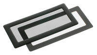 DEMCiflex Dust Filter 2x40mm, square - black/black