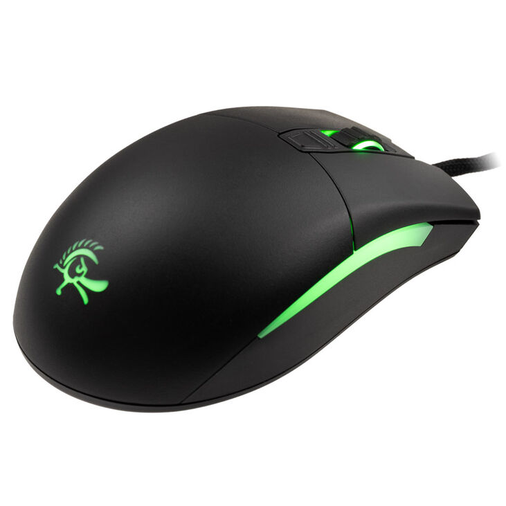 Ducky Secret M Retro Gaming Maus - schwarz