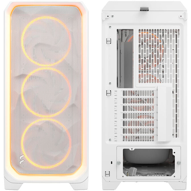 Fractal Design Meshify 3 Ambience Pro RGB White TG Clear PC-Geh&auml;use, Midi-Tower, E-ATX - wei&szlig; image number 10