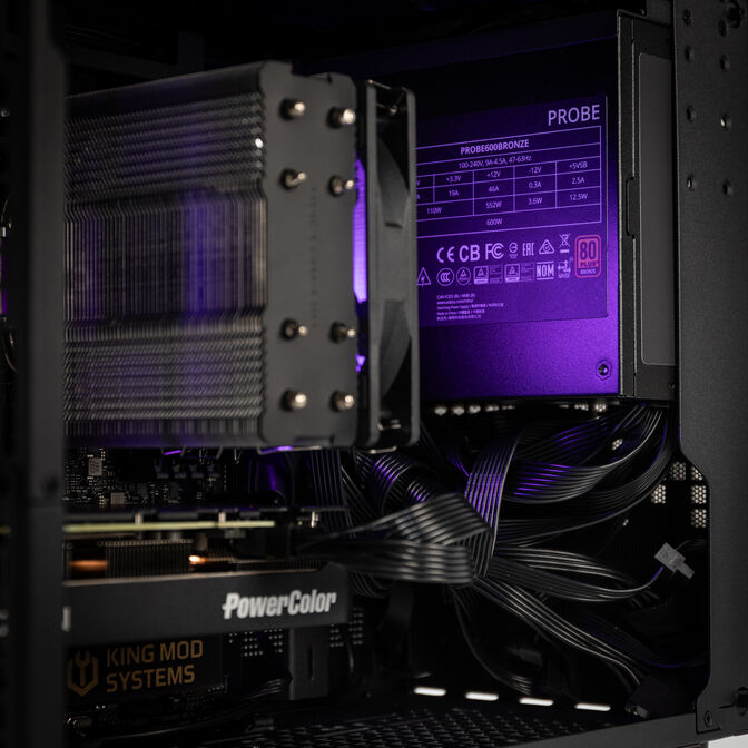 Gaming-PC Dampfmaschine, RX 9060 XT 16 GB, Ryzen 5 7500F, 16 GB DDR5 - Fertig-PC image number 6