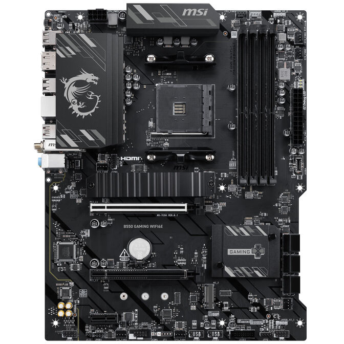MSI MPG B550 Gaming WIFI6E, Sockel AM4, AMD B550, ATX, DDR4 image number 2