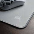 CORSAIR MM Gaming Mouse Pad, Cloth Surface, Anti-Fray Edges - 3XL, Grey image number null