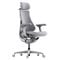 LiberNovo Omni Ergonomischer Stuhl, aktive R&uuml;ckenlehne, Massage - grau