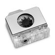 EK Water Blocks EK-Quantum Scalar Flowmeter Top-To-Bottom D-RGB - Nickel image number null