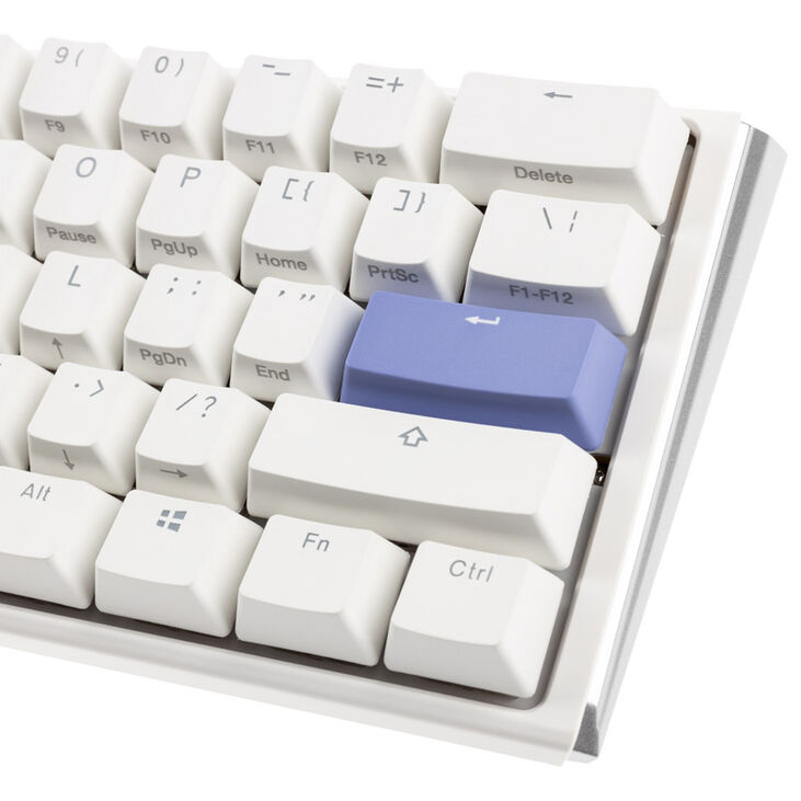 Ducky One 3 Classic Pure White Mini Gaming Tastatur, RGB LED - MX-Blue (US) image number 7