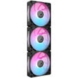 CORSAIR iCUE LINK RX120 MAX RGB PWM L&uuml;fter - 3er-Pack, 120mm, schwarz image number null