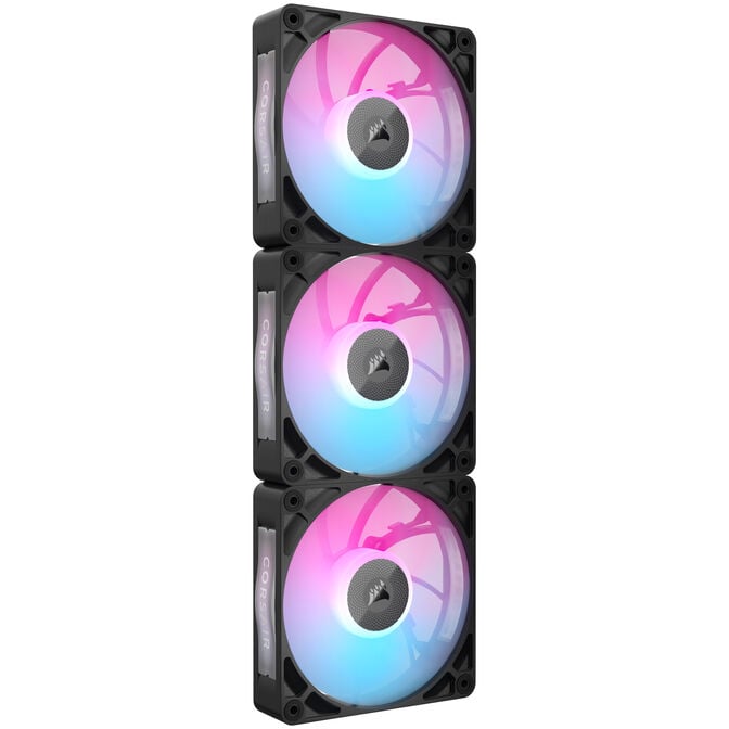 CORSAIR iCUE LINK RX120 MAX RGB PWM L&uuml;fter - 3er-Pack, 120mm, schwarz image number 1