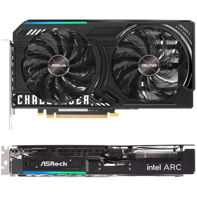 ASRock Arc B570 Challenger 10GB OC Graphics Card, 10240 MB GDDR6 image number 2