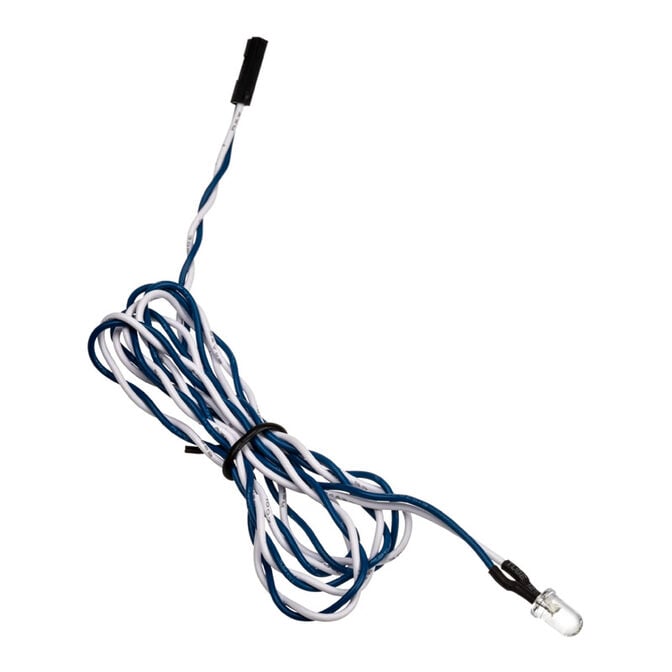 InLine HDD-LED / Power-LED for motherboard connection, blue - 80cm image number 1