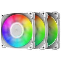 Geometric Future Squama 2505B RGB Fan, 3-pack - 120 mm, white