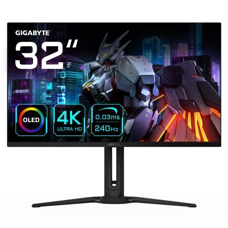 GIGABYTE AORUS FO32U2, 31.5 inch Gaming Monitor, 240 Hz, OLED, FreeSync Premium Pro image number 0