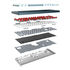 Montech MKey TKL Freedom Gaming Keyboard - GateronG Pro 2.0 Red (US) image number null