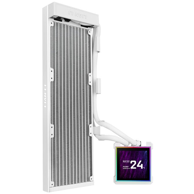 Lian Li HydroShift II LCD-S 360N AiO Water Cooling, RGB, LCD Display - without fans, 360mm, white image number 0