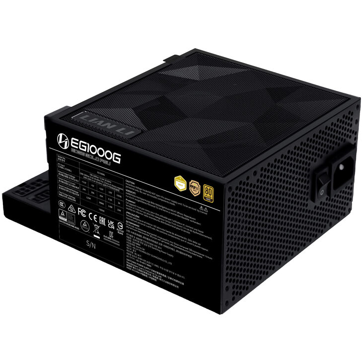 Lian Li EDGE GOLD 1000 80 PLUS Gold Netzteil, PCIe 5.1, ATX 3.1 - 1.000 Watt, schwarz, inkl. USB-Hub image number 3