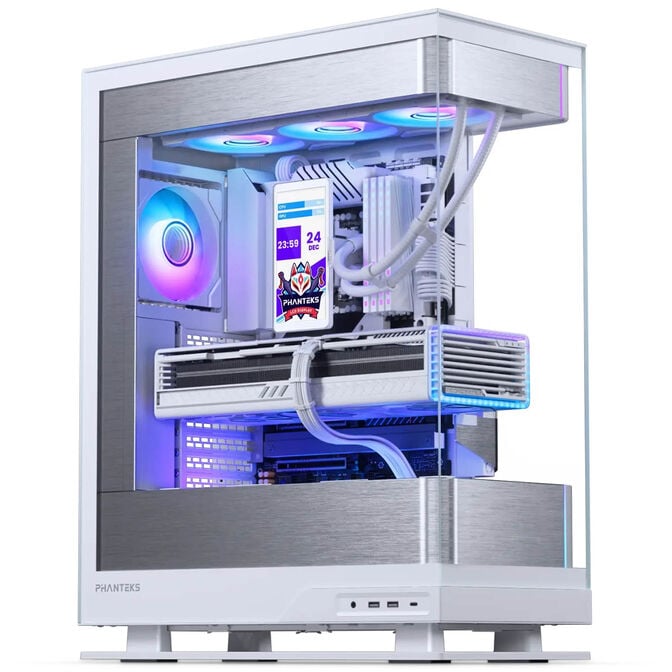 Phanteks Glacier One 360M25 LCD AiO-Wasserk&uuml;hlung, 6-Zoll-Display - 360mm, wei&szlig; image number 4