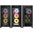 Corsair Frame 5000D RS ARGB PC Case, Mid-Tower, E-ATX, RGB, Tempered Glass - Black image number null