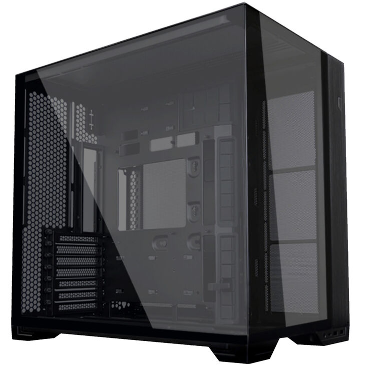 Lian Li O11 Vision Compact PC-Gehäuse, Midi-Tower, E-ATX, Tempered Glass - schwarz image number 1