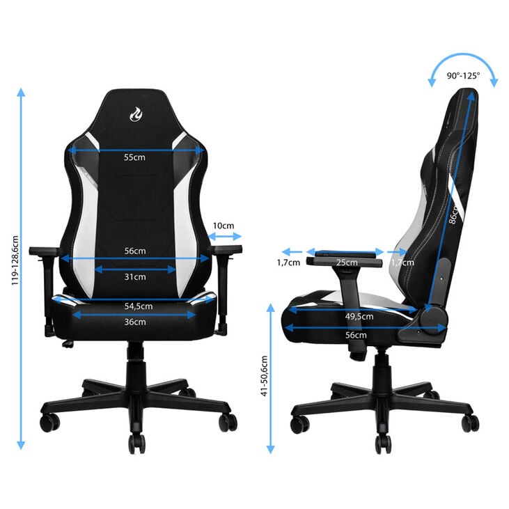 Nitro Concepts X1000 Gaming Chair - Radiant White image number 1