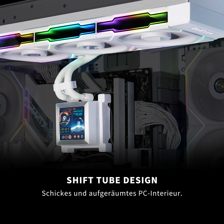 Lian Li HydroShift LCD 360 TL Complete Water Cooling white