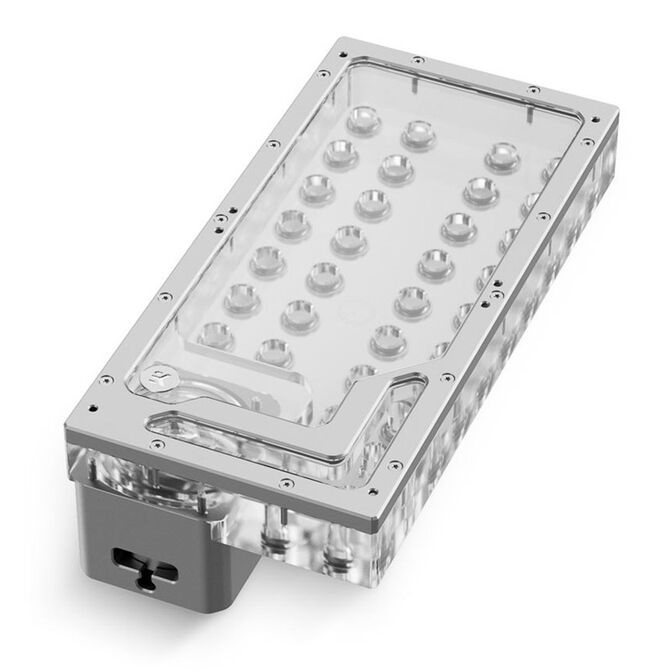EK Water Blocks EK-QuantumX Loophole Distroplate D5 PWM - silber image number 0