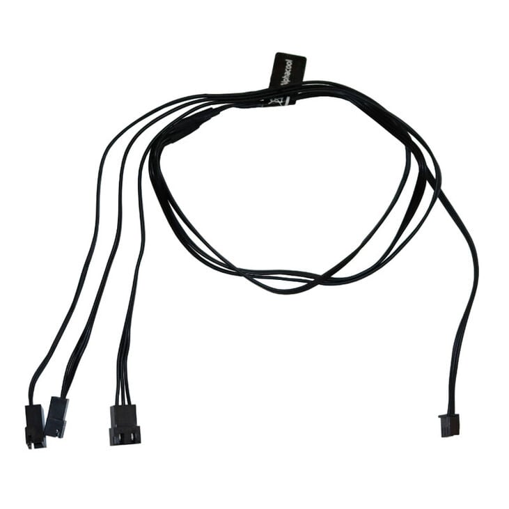 Alphacool Digital RGB LED Y-cable 3-way with JST connector, black - 60cm image number 1