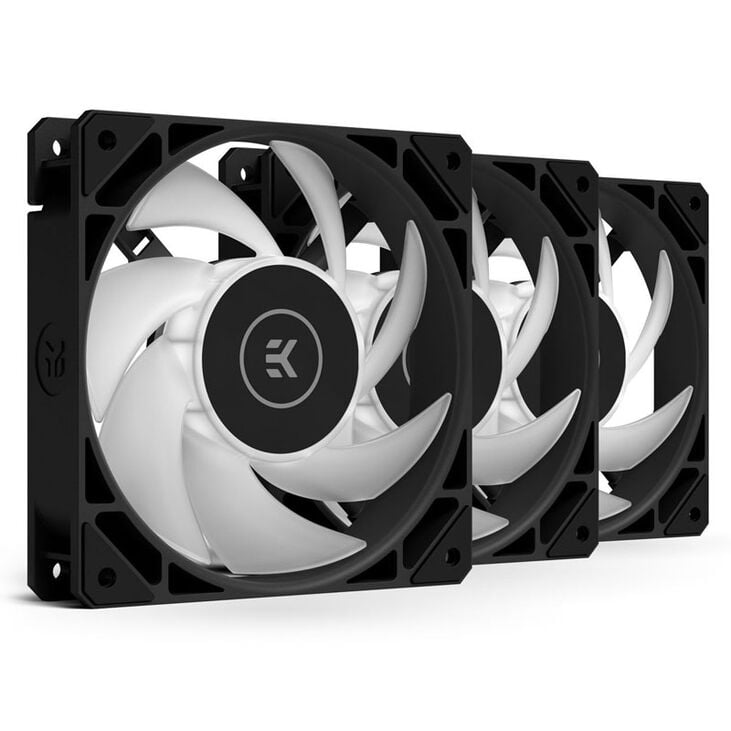 EK Water Blocks EK-Loop Fan FPT 120 DRGB PWM Lüfter, 3er-Pack, 550-2300Umin - schwarz image number 2