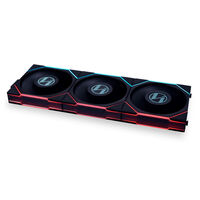 Lian Li UNI FAN TL LCD Series Lüfter, 3er-Pack inkl. Controller - 120mm, schwarz