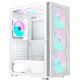 Montech X3 Mesh Mid Tower, RGB, Tempered Glass - White