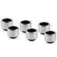 Thermal Grizzly DeltaMate Kompressions-Fitting, Messing - Gloss Nickel, HT16, 6er-Pack image number null