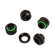 Corsair Hydro X Series XF Hardline fitting straight G1/4 inch to 12mm OD hard tube - 4 pack, black image number null