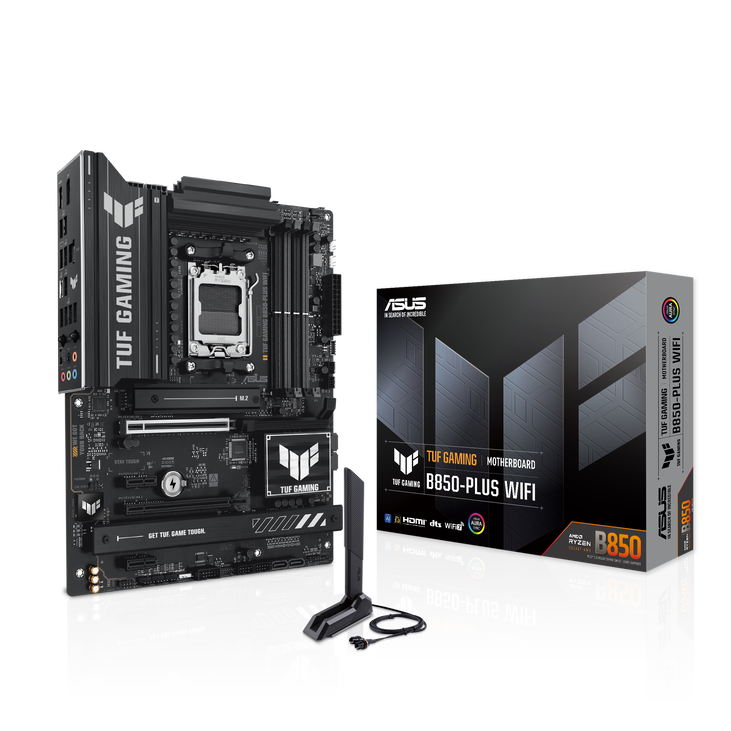 ASUS TUF Gaming B850-Plus WiFi Mainboard, Sockel AM5, AMD B850, ATX, DDR5 image number 0
