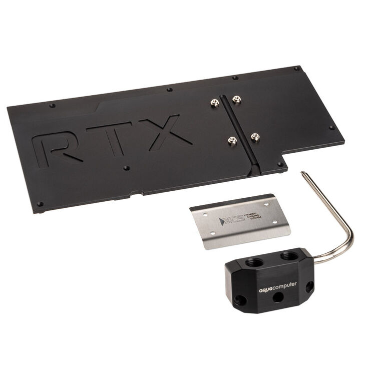 aqua computer kryographics NEXT RTX 3080/3090 Strix GPU Backplate - aktiv XCS image number 3