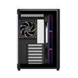 Cooler Master Elite 600 PC Case, Mid Tower, ATX, Tempered Glass - including 4x Fans, Black image number null