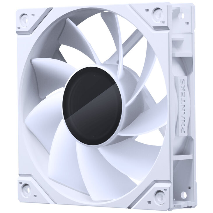 PHANTEKS M25 Gen2 PWM D-RGB Fan, 3-Pack - Reverse Blade, 120mm, White image number 2