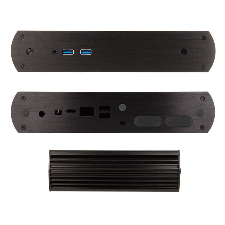 Akasa Tesla H UCFF-Gehäuse (Intel NUC), OEM - schwarz image number 2