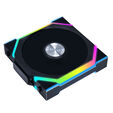 Lian Li UNI FAN SL Wireless ARGB PWM Fan, 3-Pack incl. Controller - Reverse Blade, 120 mm, black image number null