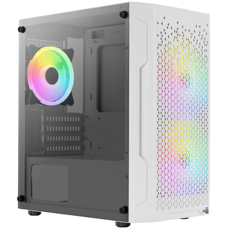 Aerocool Trinity Mini-Tower V2, Tempered Glass - weiß image number 8