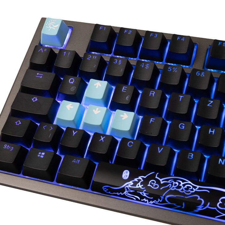 Ducky Shine 7 PBT Gaming Tastatur, MX-Black, RGB LED - gunmetal image number 5