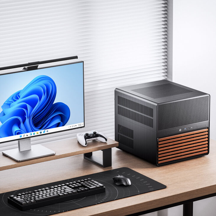 Jonsbo N5 NAS case, E-ATX - black image number 2
