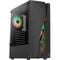 Aerocool Wave v3 Midi-Tower - schwarz Window