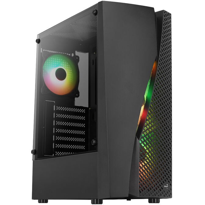 Aerocool Wave v3 Midi-Tower - schwarz Window image number 0