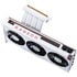 PHANTEKS PCI-E 4.0 x16 riser ribbon cable, 180 degrees, 30 cm - white image number null