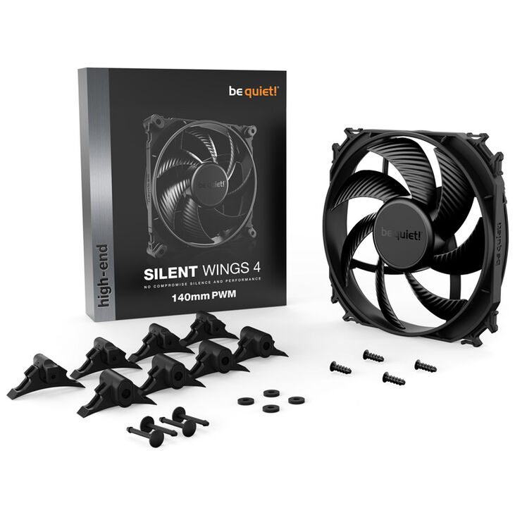 be quiet! Silent Wings 4 PWM Fan - 140mm, black image number 3