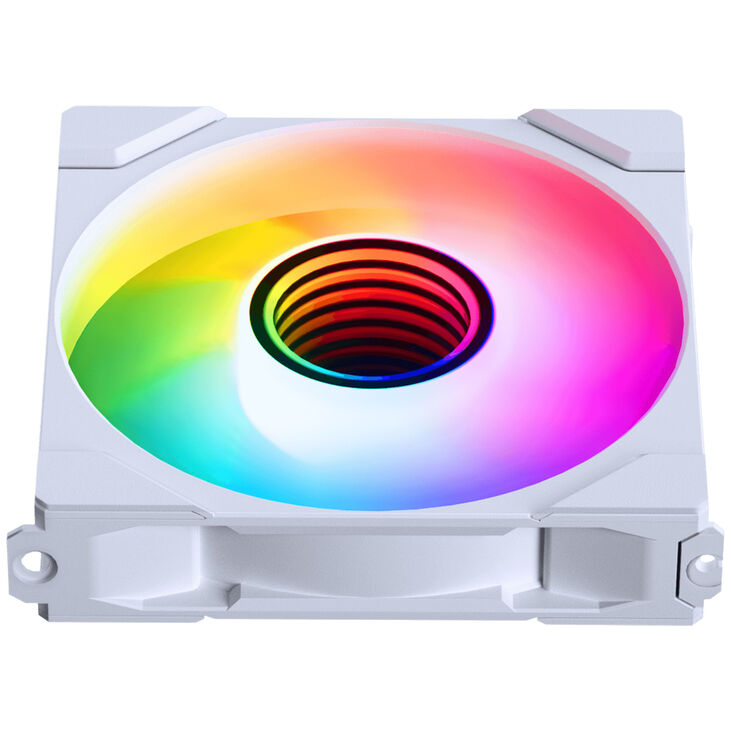 PHANTEKS M25 Gen2 PWM D-RGB Fan, 3-Pack - Reverse Blade, 120mm, White image number 4
